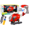 Helicóptero de dibujos animados rojo desmontable