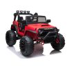 Coche eléctrico Jeep JC666 rojo