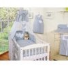 Juego de Cuna 5 piezas My Sweet Baby con Dosel Corazones