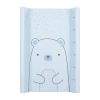Cambiador duro PVC Kikkaboo Bear with me Azul 70x50cm