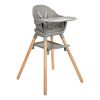 Trona 2en1 Woody Gris 2024 Kikkaboo