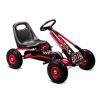 Go Kart A-15 Lean Cars rojo, detalle asiento perfilado y volante deportivo