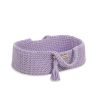 Moisés de Muñecas Boho My Sweet Baby - Cesta de Algodón Morado
