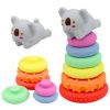 Juego de juguetes sensoriales de goma para toddlers, 16 piezas