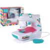 Máquina de coser infantil blanca con detalles realistas.
