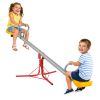 Balancín Sube y Baja de Jardín 2 en 1 Giratorio 360° para 2 Niños 75 kg Metal Kruzzel