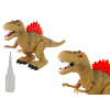 Dinosaurio que Echa Fuego con Luces y Batería Marrón