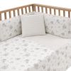 Jgo 2 Pcs.colcha I-v. Cuna 60 Globe Crudo 60x120x3 Cm - Cambrass - imagen 2
