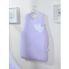 Cotton Sleeping Bag For Children, Size M, 6-12 Months, Tog 2.5, All-season, Hearts Dots On Lilac