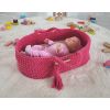 Moisés de Muñecas Boho My Sweet Baby - Fucsia 100% Algodón - imagen 2