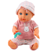Muñeca bebé Lean Toys 35 cm, vista completa con set de accesorios
