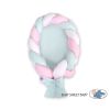 Cuna Nido Trenzado 2 en 1 My Sweet Baby - Blanco, Rosa y Menta - imagen 2