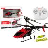 Helicóptero R/C Syma S5H rojo 2.4G vista lateral