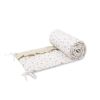 Protector de Cuna Sensillo Algodón Rosa Beige - Seguridad y Estilo