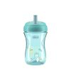 Vaso Chicco 180660 NO-SPILL con Pajita Turquesa 12+