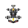 Coche RC de Bloques de Construcción Red Bull F1 1:16 Azul Marino