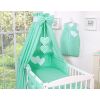 Juego de Cuna 5 Piezas My Sweet Baby - Corazones Colgantes - imagen 2