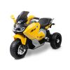 Moto eléctrica infantil Nitro amarilla Toyz con tres ruedas estables