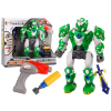 Robot Tornado Verde con Taladro y Destornillador