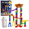 Bloques de construcción pista espacial colorida de Lean toys