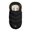 Saco Cubrepiés Luxury Fur Confetti Negro Kikkaboo para Bebés