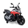 Moto eléctrica Honda NC750X roja 12V Toyz, vista lateral con panel multimedia