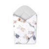 Arrullo Swaddle Bebé Velcro Algodón Ratón Gris 75 cm