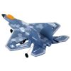 Avión Radiocontrol 4D-G7 con Luces Grande Azul