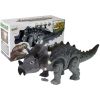 Dinosaurio Triceratops a Pilas con Luz y Sonido