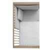 Jgo 2 Pcs.f.nordica Cuna 60 Ardi Gris 100x140x3 Cm - Cambrass - imagen 3