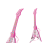Guitarra Eléctrica para Niños con Luces y Melodías Rosa