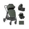 Carrito de bebé 3en1 Kikkaboo Ava Verde Militar