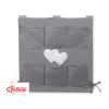 Organizador Cuna My Sweet Baby - Cot Tidy Hearts Anthracite - imagen 2