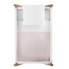 Minicuna Tijera Madera Soft Rosa/natural 55x87x74 Cm - Cambrass - imagen 3