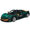 Coche Deportivo Verde a Escala 1:8 con 3268 Piezas