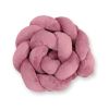 Protector de Cuna trenzado My Sweet Baby Knot Bumper Minky Rosa