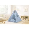 Tienda Teepee My Sweet Baby, hecha de algodón con postes de pino.
