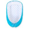 Baby Nest Double-sided Premium Cocoon For Infants Bobono- Turquoise/ Turquoise