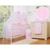 Juego de Cuna 5 piezas My Sweet Baby con Mosquitera Rosa