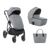 Carrito de bebé 2en1 Kikkaboo Thea Gris 2024