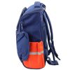 Mochila Escolar con Correa de Pecho Dinosaurio Azul Marino 22L