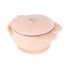 Cuenco de acero inoxidable Cat Rosa Kikkaboo - Alimentación bebé