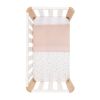 Funda Nordica Minicuna 70x77x1 Cm Calma Rosa - Cambrass