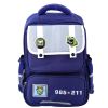 Mochila Escolar con Parches de Dinosaurios Azul Marino 39x27x15cm - imagen 2