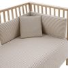 Jgo 2 Pcs.f.nordica Cuna 60 Derby Beige 100x140x3 Cm - Cambrass - imagen 2