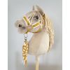 Tether My Sweet Baby para Caballo de Juguete - Blanco y Amarillo - imagen 2