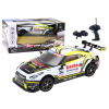 Coche Deportivo RC 1:16 con Ruedas Intercambiables Blanco y Amarillo