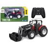 Tractor Rojo Control Remoto 2.4G con Cubo Movible 1:24