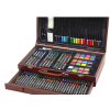 Set de Arte en Maletín de Madera con Crayones y Pinturas - imagen 2