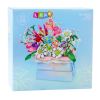 Ramo de flores de bloques en caja decorativa para regalo